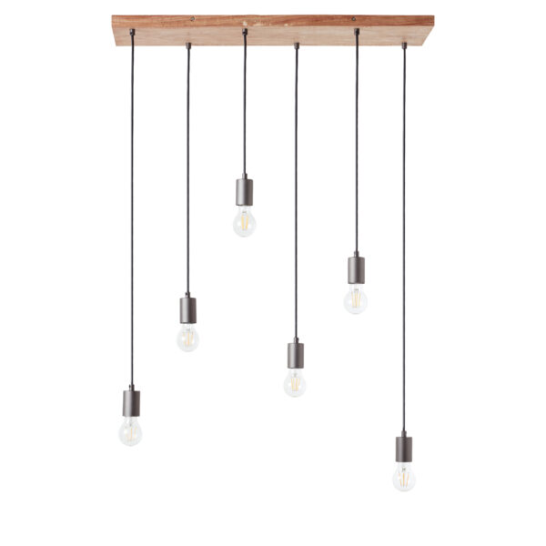 Stellan 6lt Linear Pendant from Endon