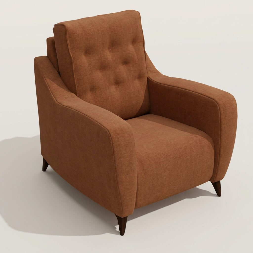 Avalon Armchair Earthy Tones