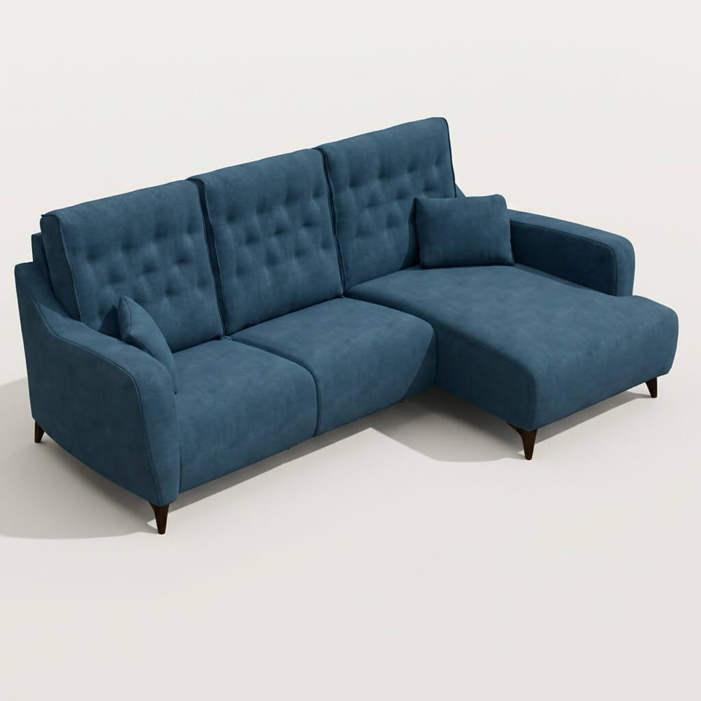 Avalon Chaise sofa Blue