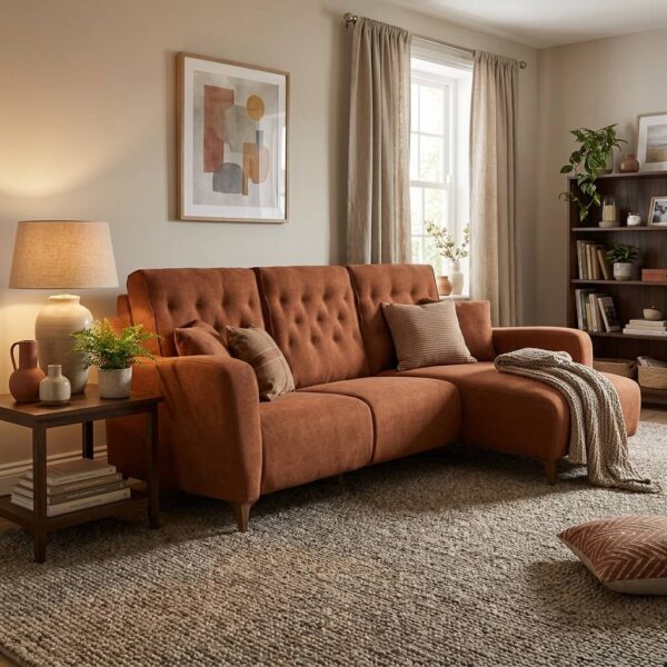 Avalon Chaise sofa Earthy Lifestyle