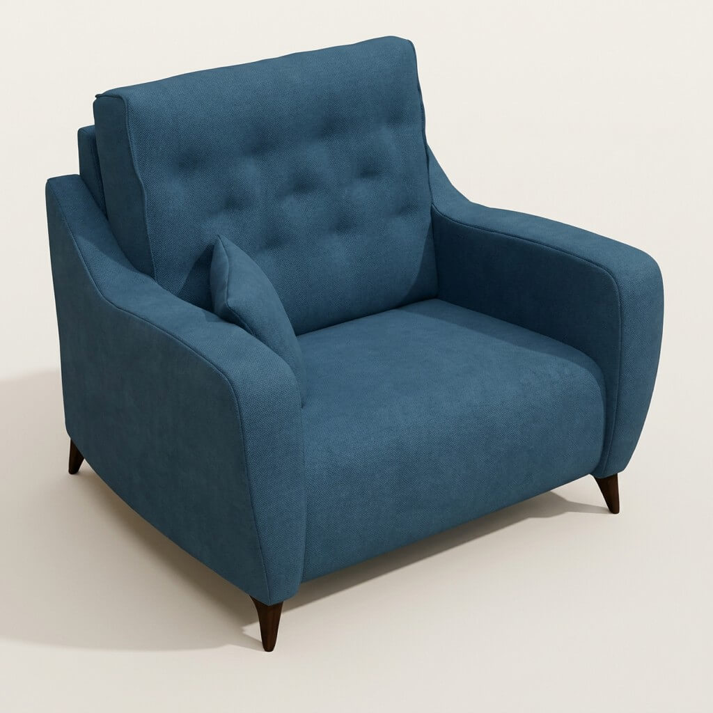 Avalon Snuggler Chair Blue