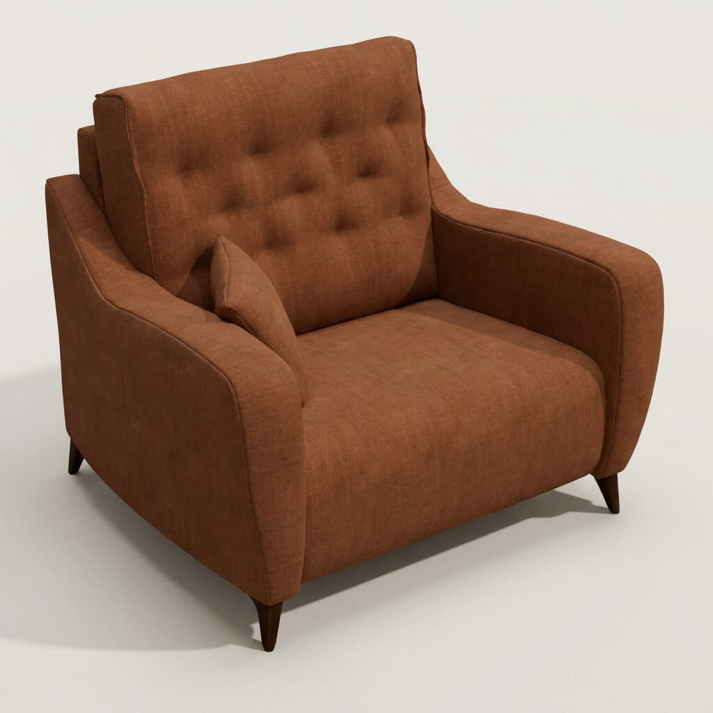 Avalon Snuggler Chair Earthy Tones