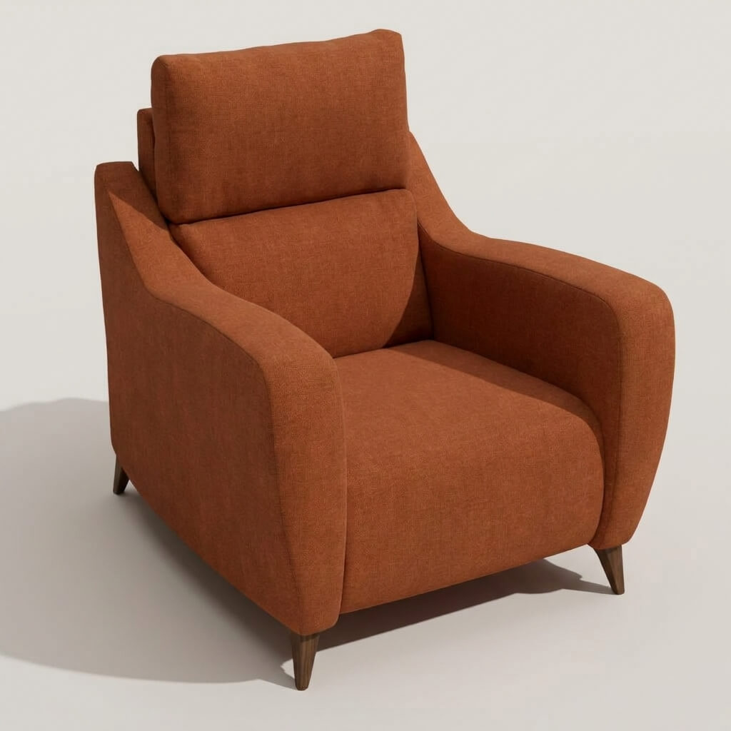Axel Armchair Earthy Tones