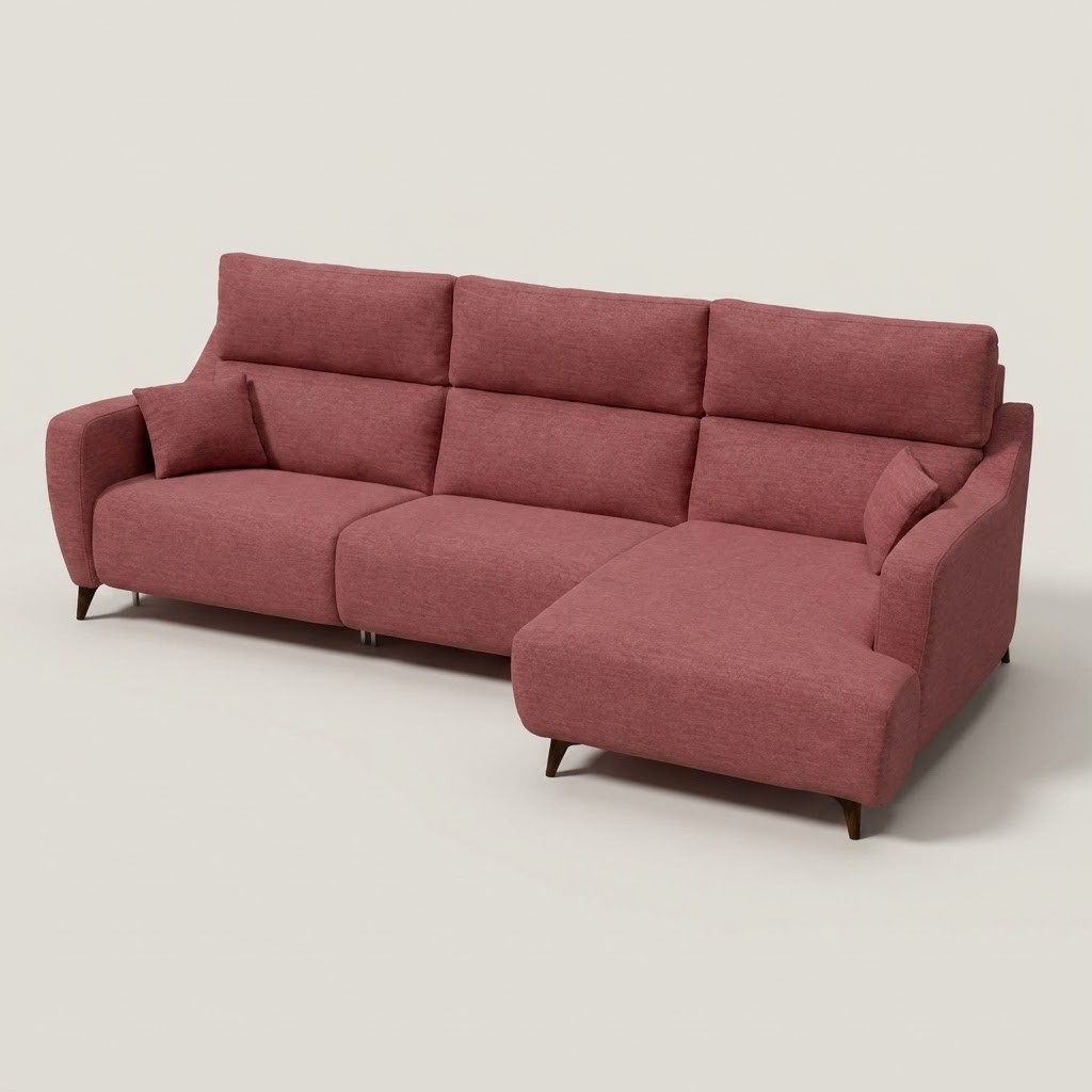 Axel Chaise Pink Right Hand Facing