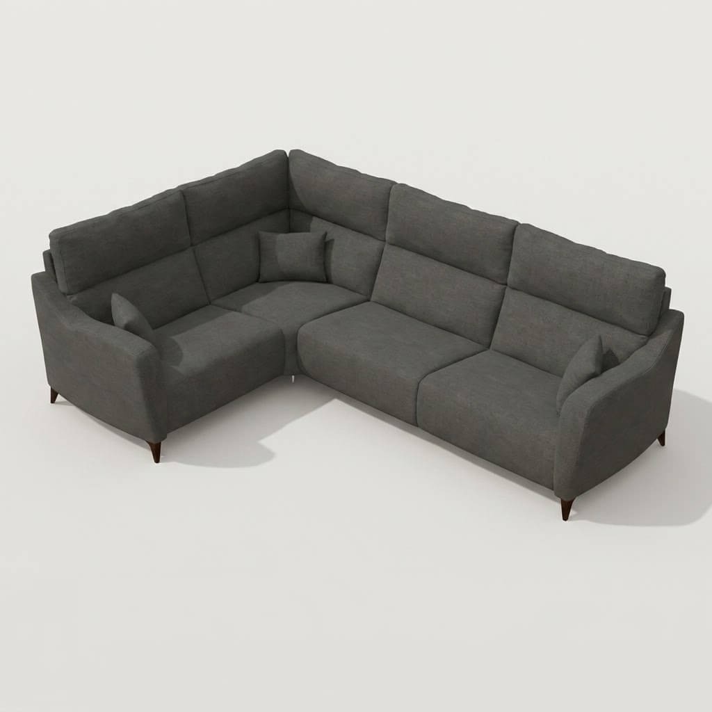 Axel Corner Sofa Dark Tones RHF