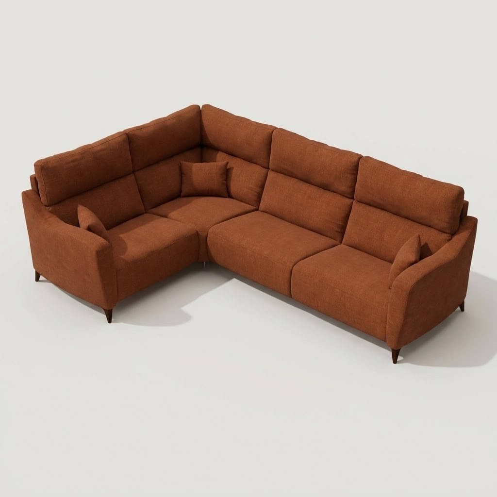 Axel Corner Sofa Earthy RHF