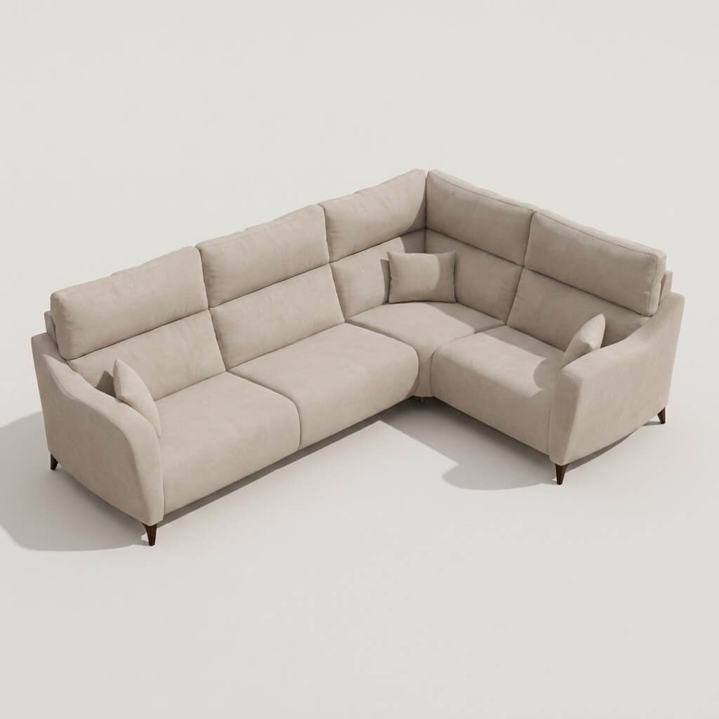 Axel Corner Sofa Neutral