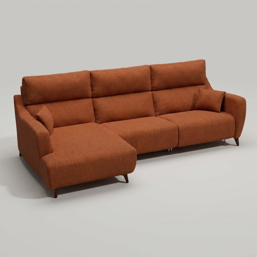 Axel Earthy Chaise Left Hand Facing