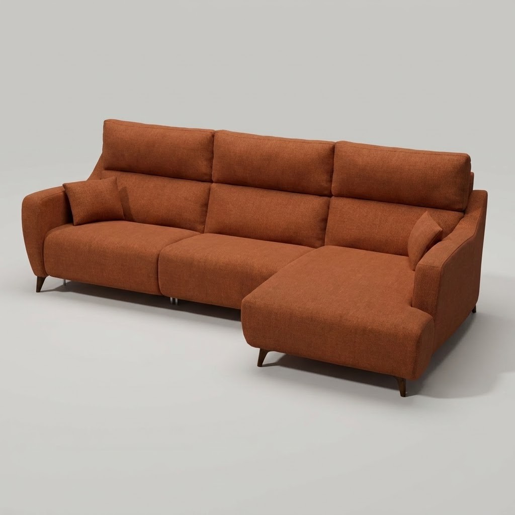 Axel Earthy Chaise Right Hand Facing