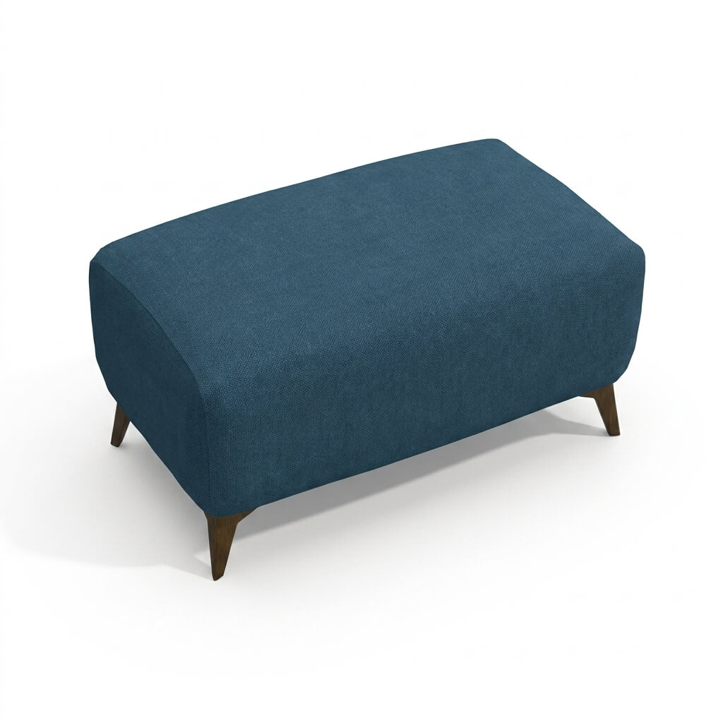 Axel Footstool Blue