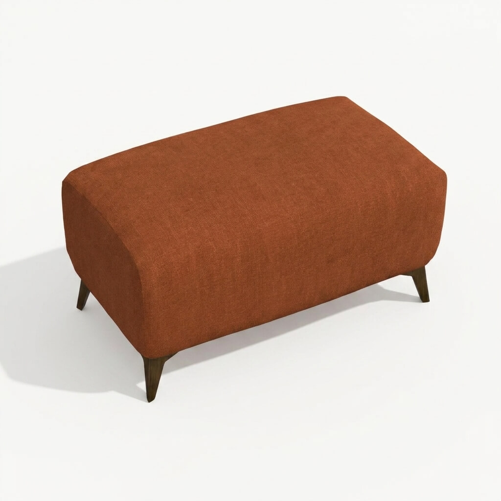Axel Footstool earthy tones