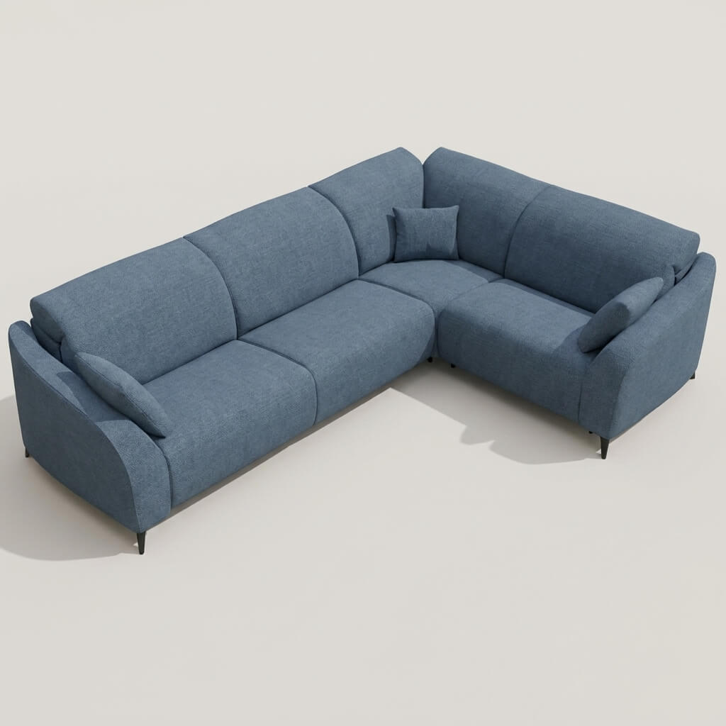 Babylon Corner Sofa Blue