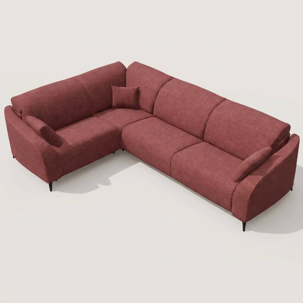 Babylon Corner Sofa Pink RHF