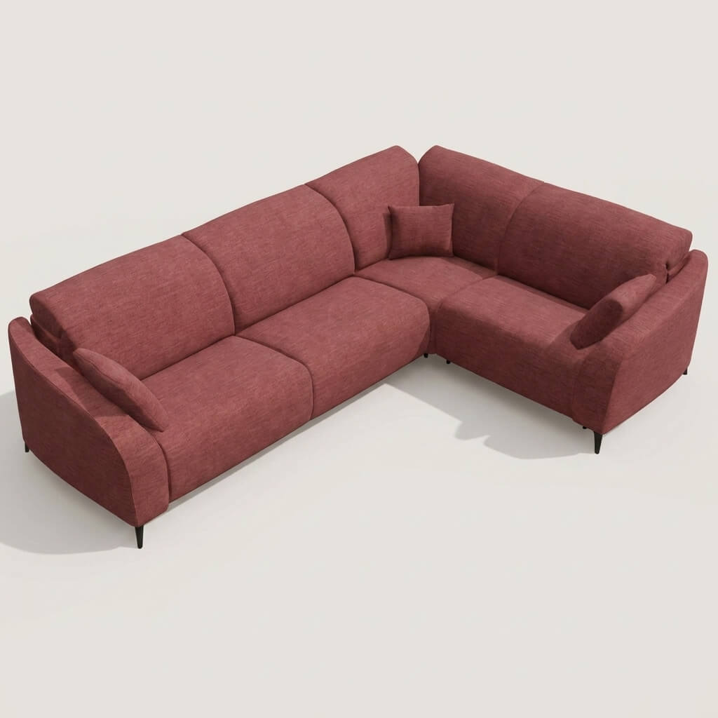 Babylon Corner Sofa Pink