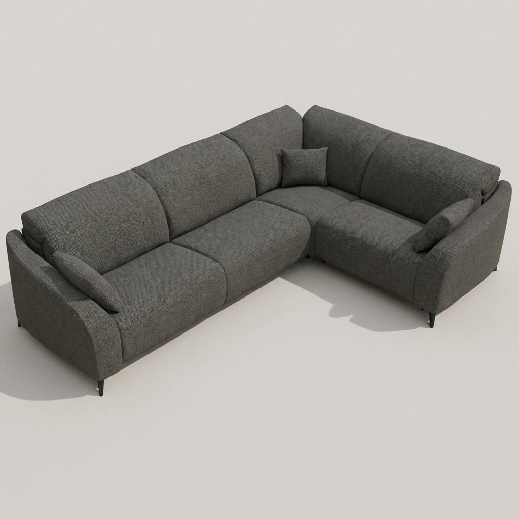 Babylon Corner Sofa Dark Tones