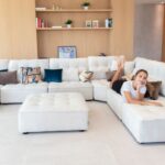 Arianne Love Square Footstool