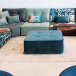 Arianne Love Square Footstool