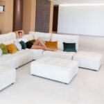 Arianne Love Square Footstool