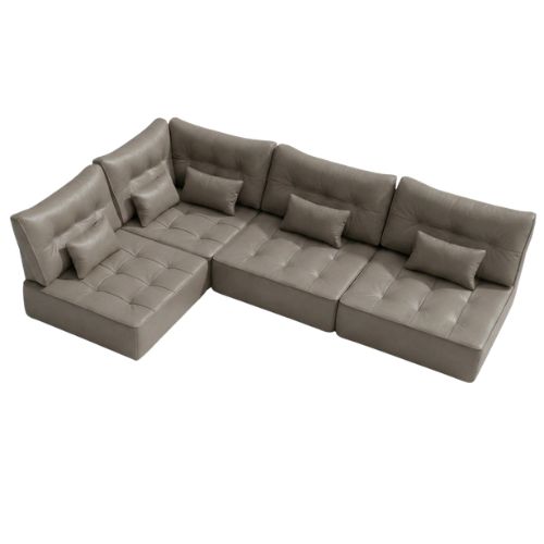 Arianne Leather Corner Sofa