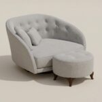 Astoria Snuggler Swivel & Footstool