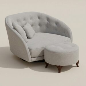 Astoria Snuggler Swivel & Footstool