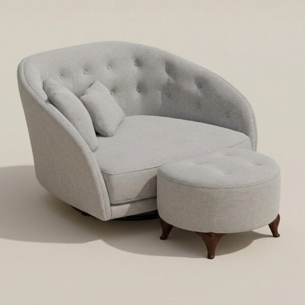 Astoria Snuggler Swivel & Footstool