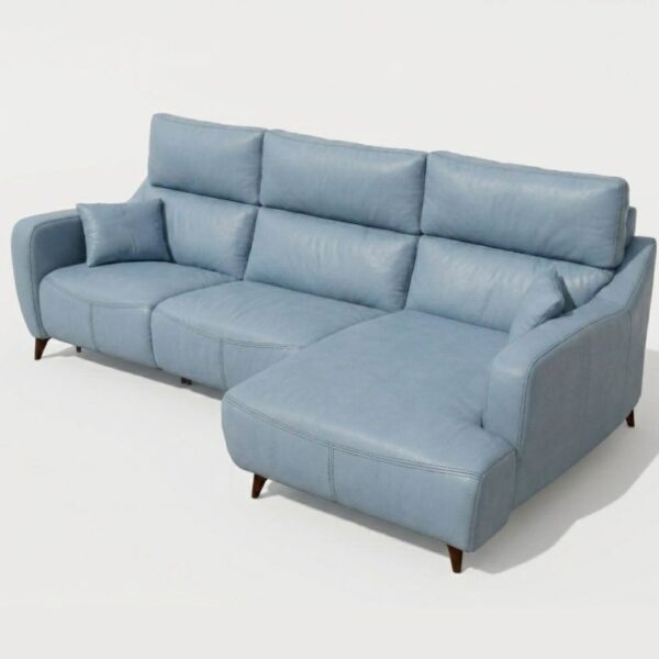 Axel Leather Chaise RHF