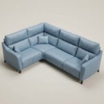 Axel Leather Corner Sofa
