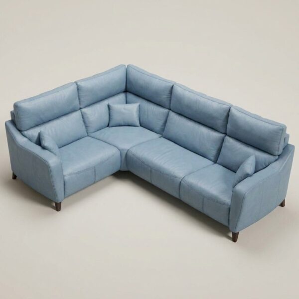 Axel Leather Corner Sofa
