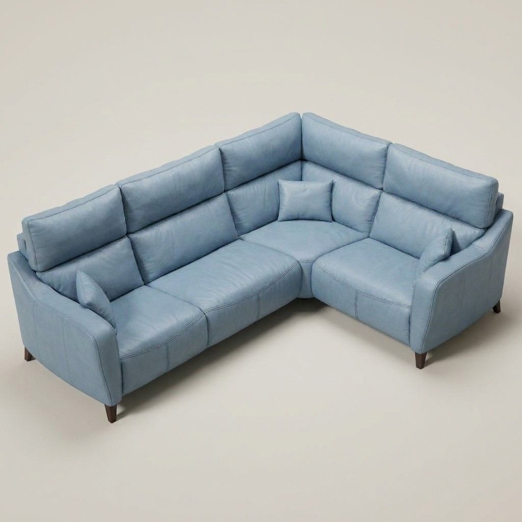 Axel Leather Corner Sofa LHF
