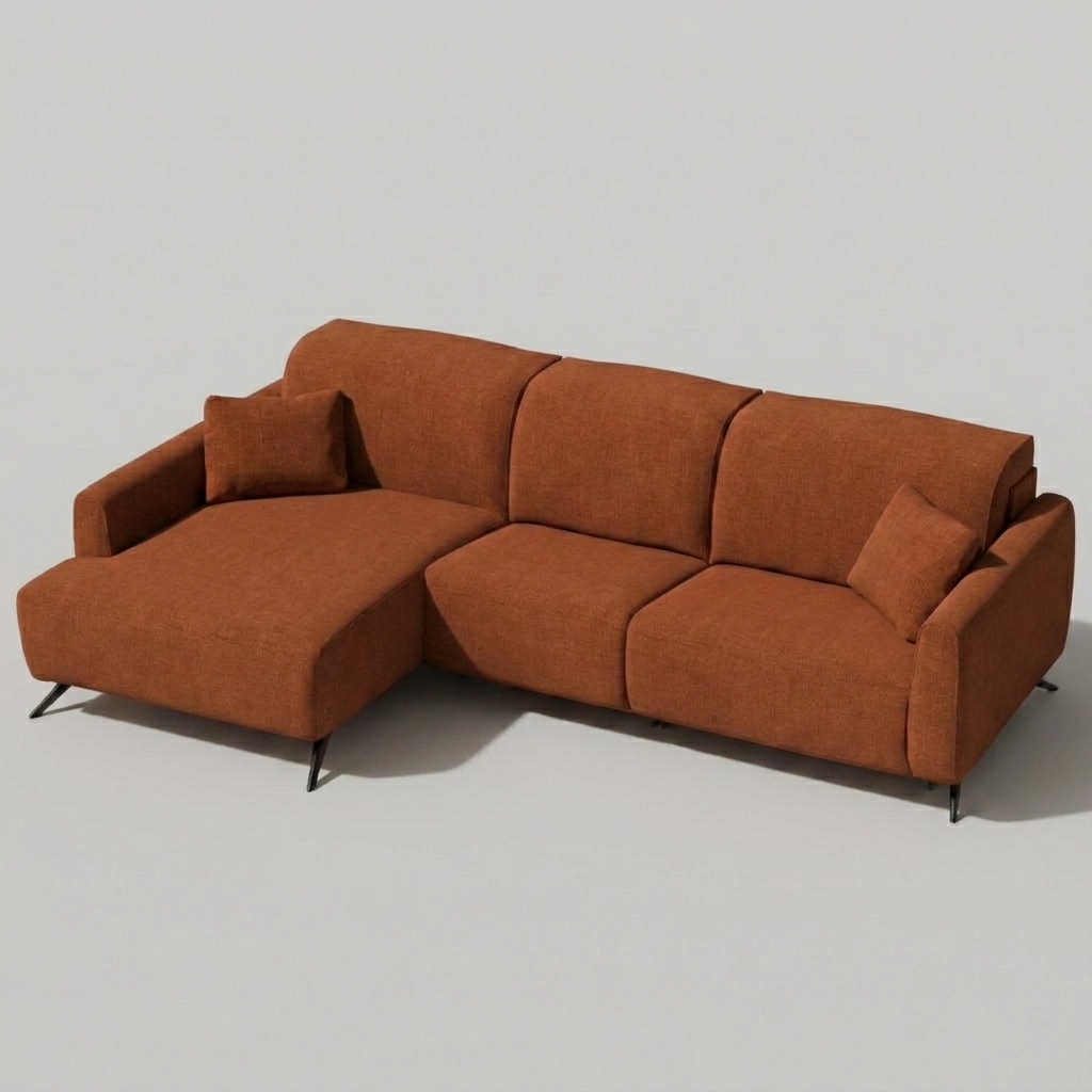 Baltia Chaise Sofa LHF Earthy