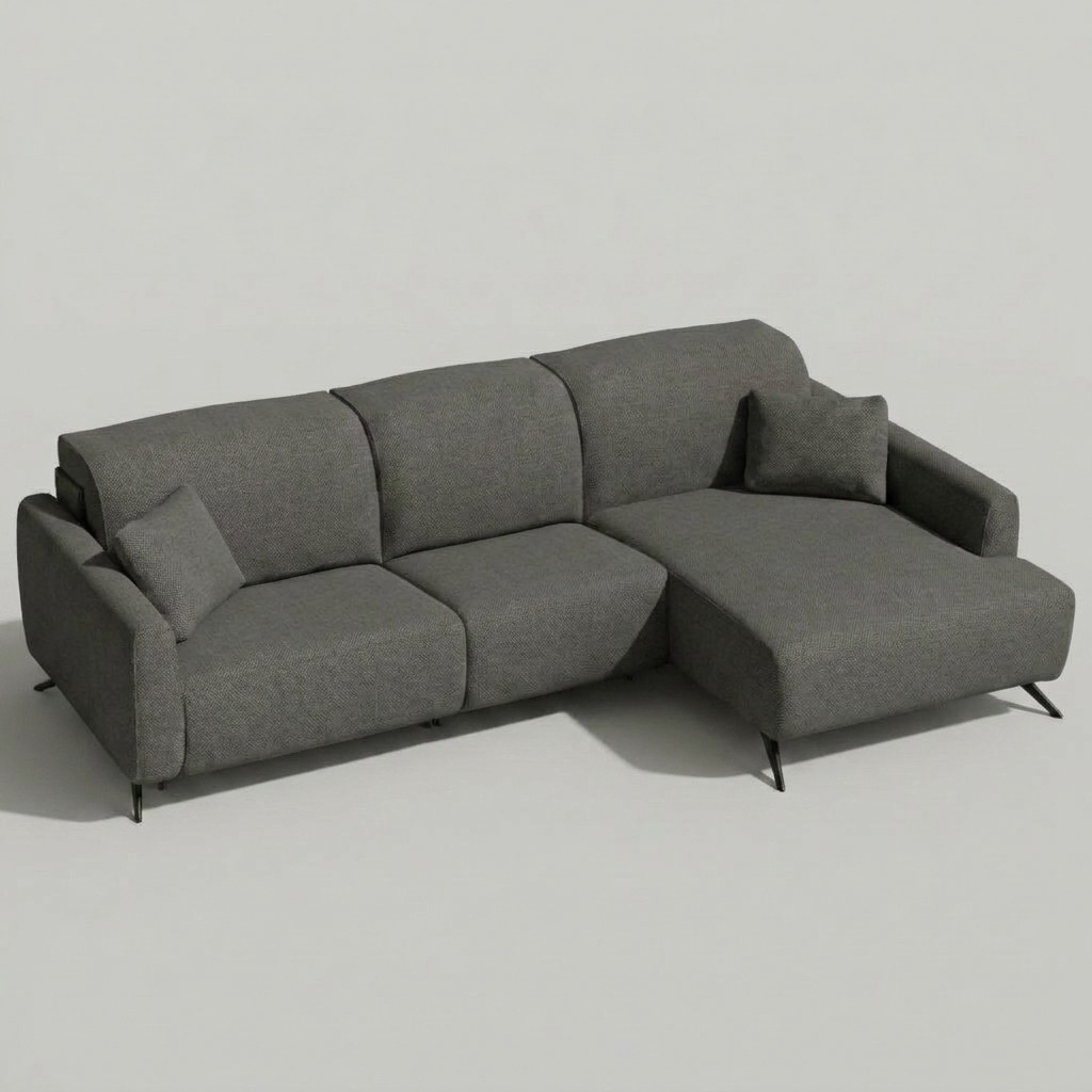 Baltia Chaise Sofa RHF Dark Tones