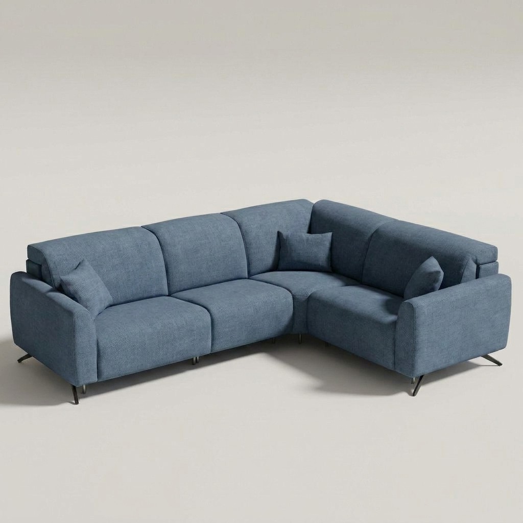 Baltia Corner Sofa LHF Blue