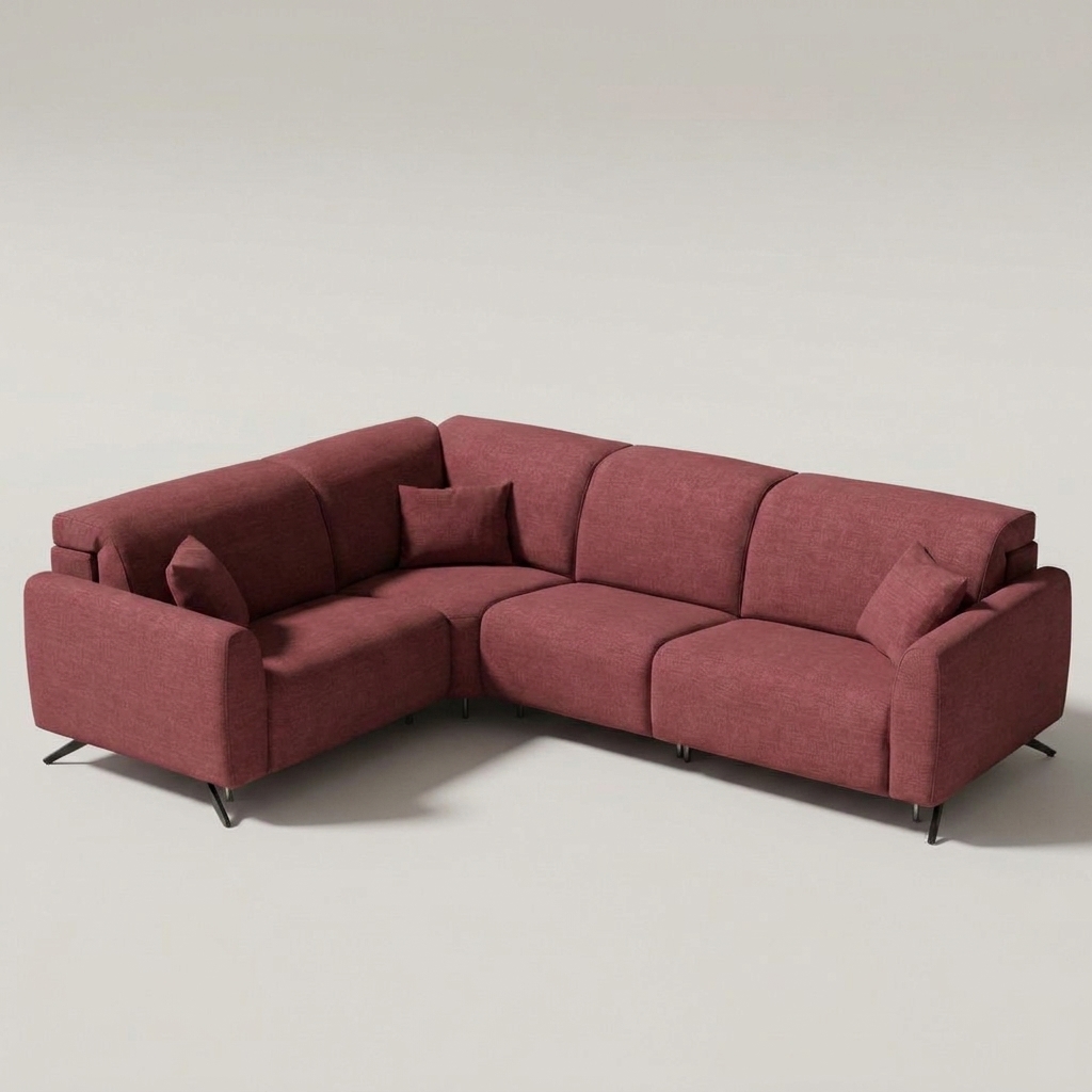 Baltia Corner Sofa RHF Pink