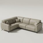 Baltia Leather Corner Sofa RHF