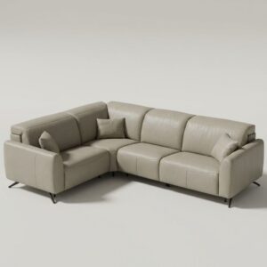 Baltia Leather Corner Sofa RHF