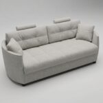 Bolero Curved Sofa Neutral