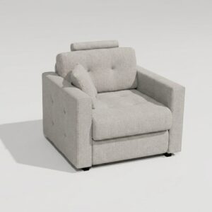 Bolero Straight Arm Armchair Bed Neutrals