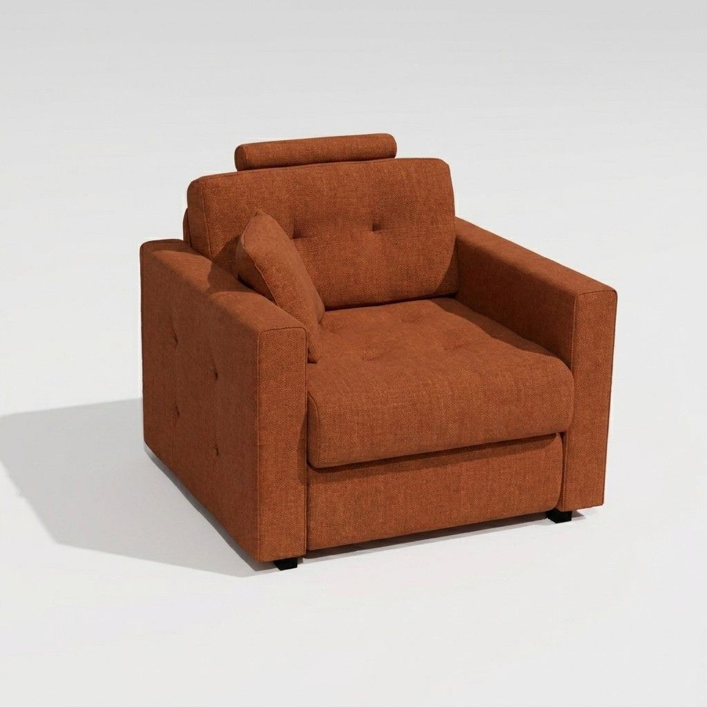 Bolero Straight Arm Armchair Earthy Tones