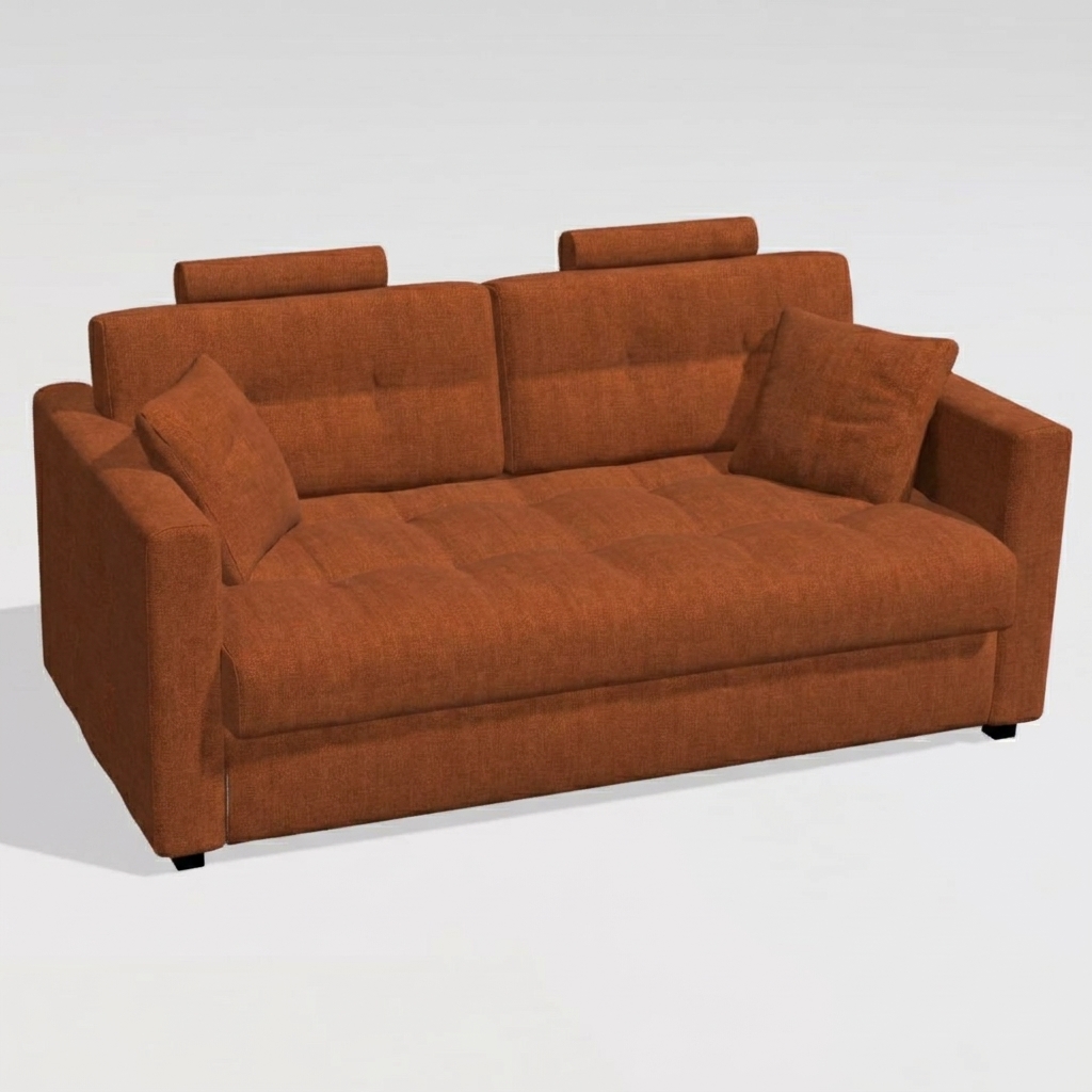 Bolero Straight Arm Sofabed Earthy