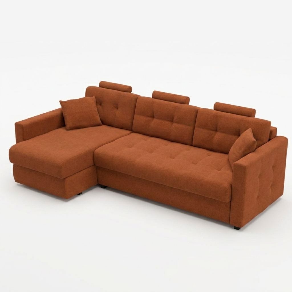 Bolero Chaise Sofa Bed Earthy LHF