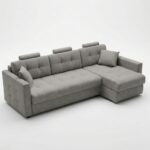 Bolero Chaise Sofa Bed Neutral RHF