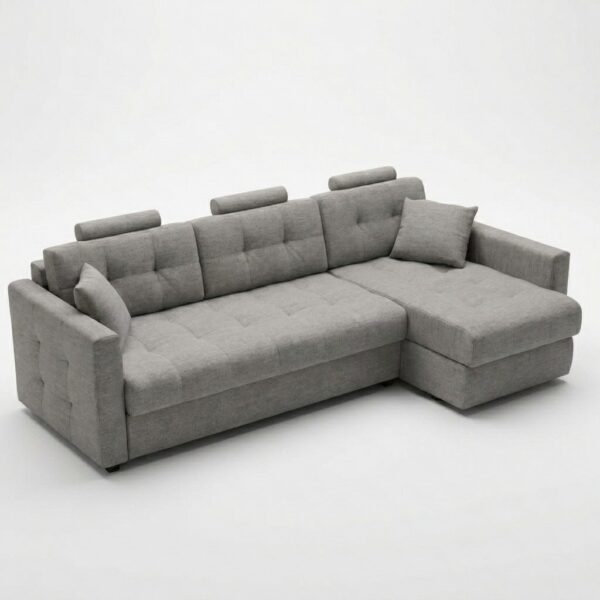 Bolero Chaise Sofa Bed Neutral RHF