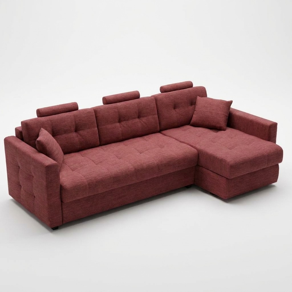 Bolero Chaise Sofa Bed Pink RHF