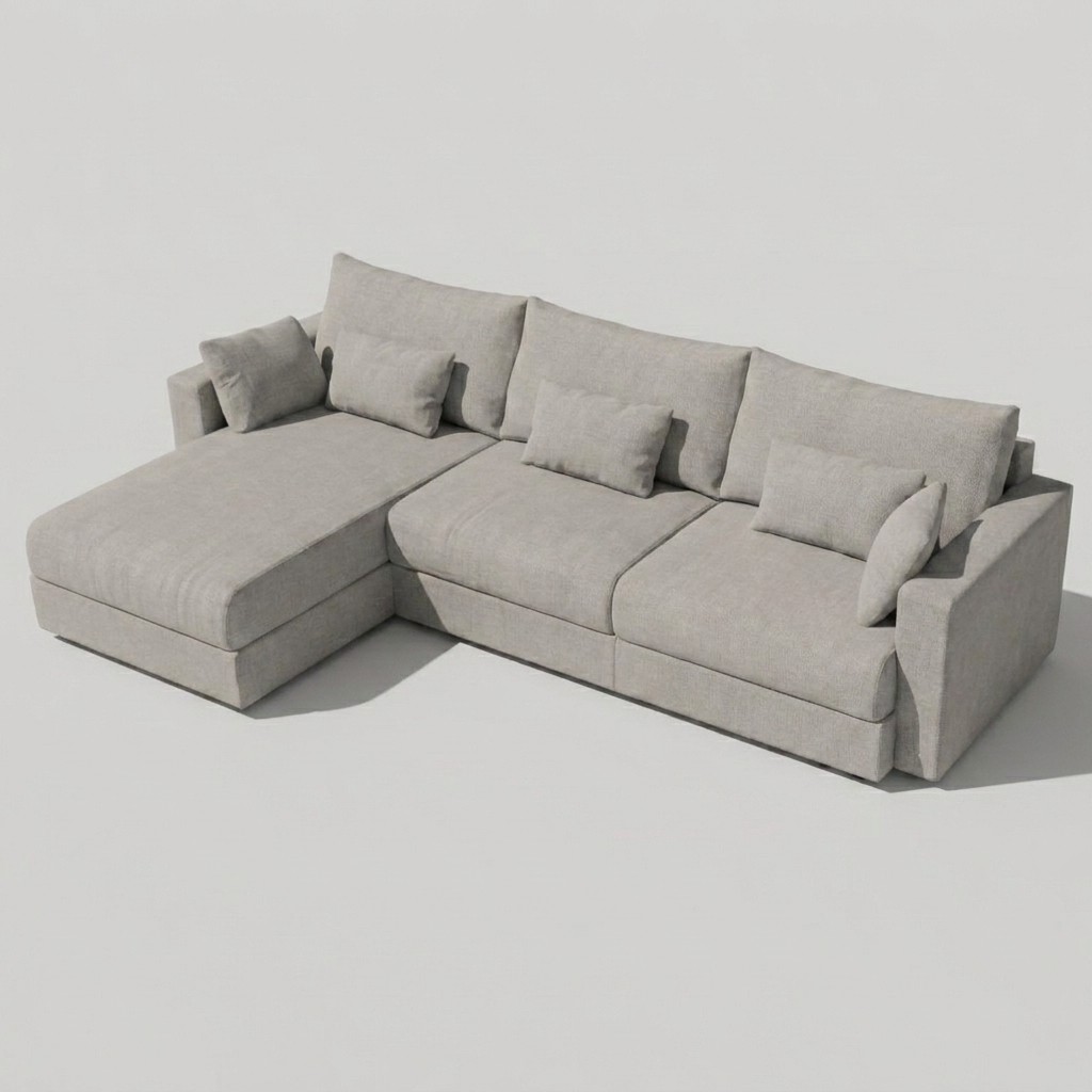 Hector Chaise Sofa Neutral LHF