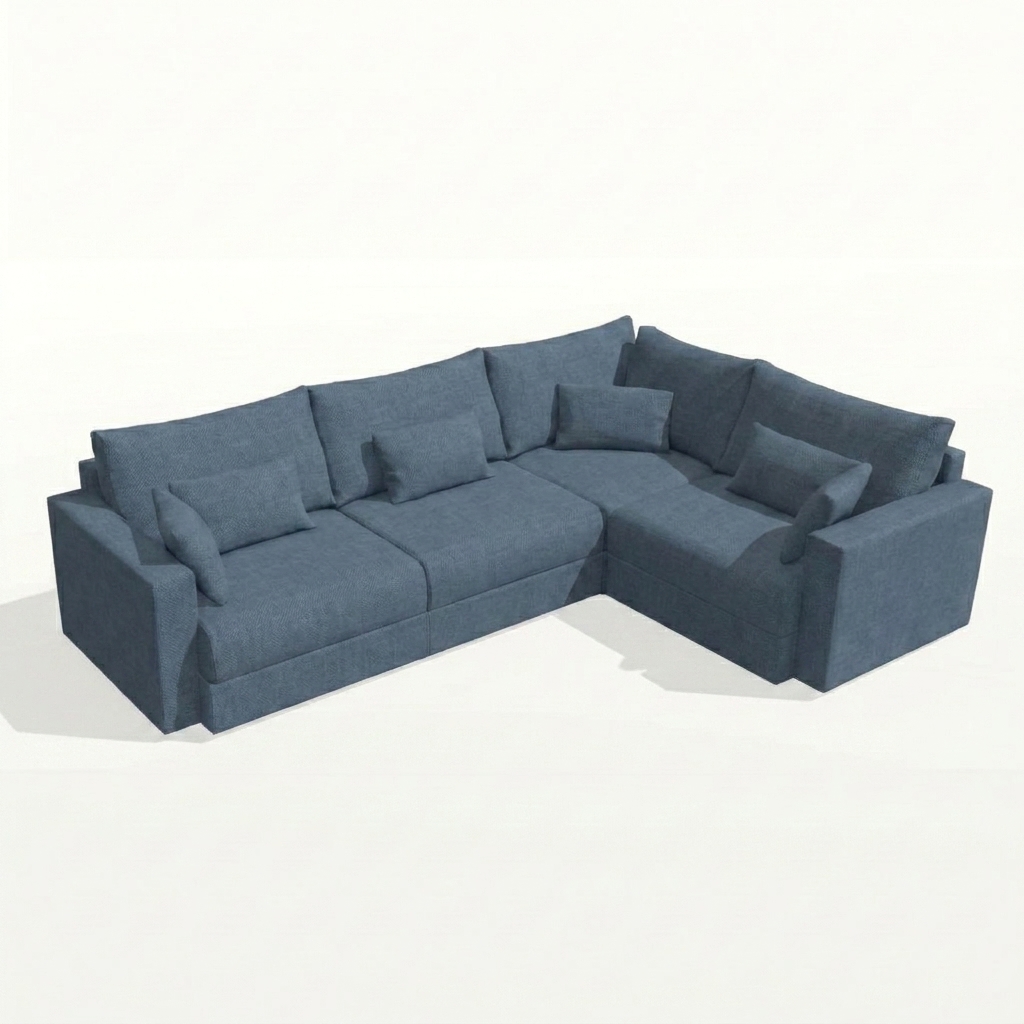 Hector Corner Sofa Blue