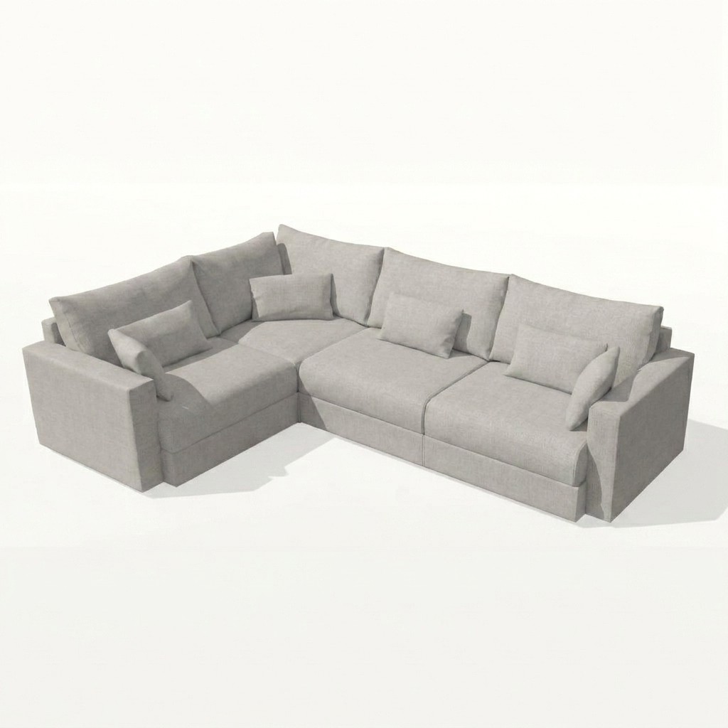 Hector Corner Sofa Neutral RHF