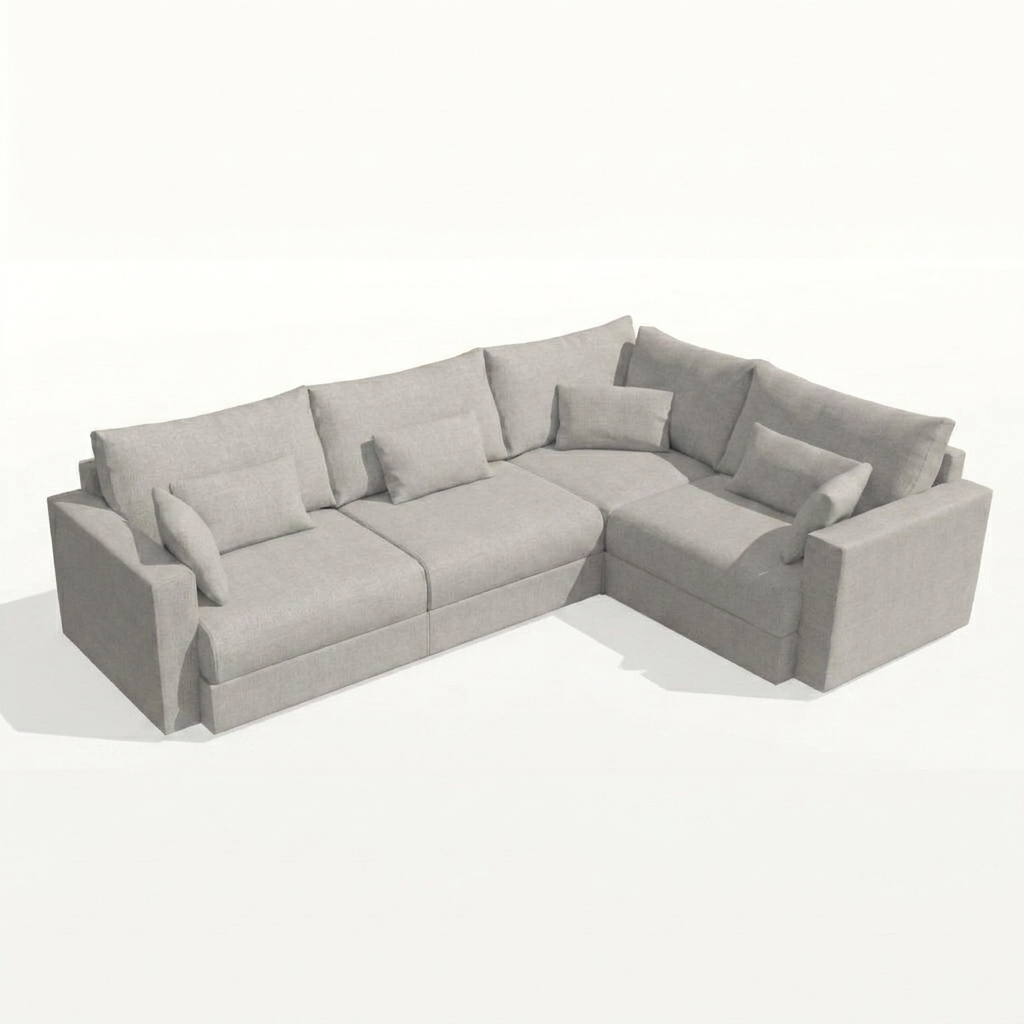Hector Corner Sofa Neutral