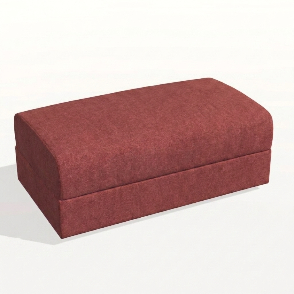 Hector Footstool Pink