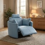 Moonrise Power Recliner Blue